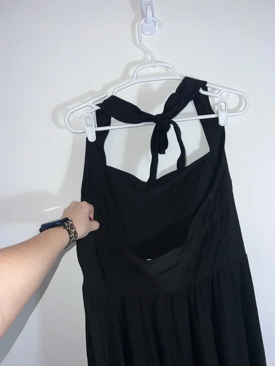 Hill house The Fleur Midi Dress black XL - Picture 11 of 13